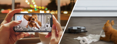 Ecovas Deebot Ozmo T8 AIVI có chức năng phát video cho phép người dùng đàm thoại trực tuyến