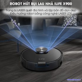robot hút bụi ilife trang bị laser LDS