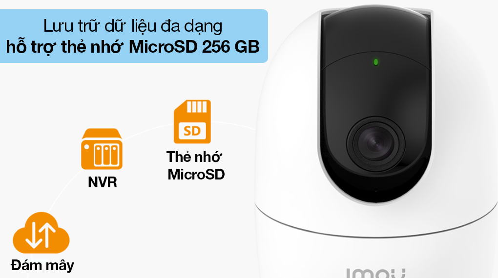 Camera IP hồng ngoại không dây 2.0 MP IMOU IPC-A22EP-D-V3 1080P hỗ trợ lưu trữ
