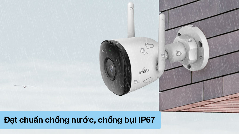 Camera IP WIFI ngoài trời IPC-F22P-IMOU 2.0MP FullHD có thể chống nước, chống bụi