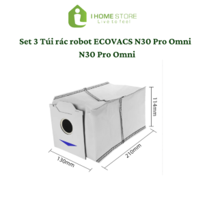 Sét 3 túi rác robot hút bụi Ecovacs Deebot N30 Pro Omni và N30 Omni