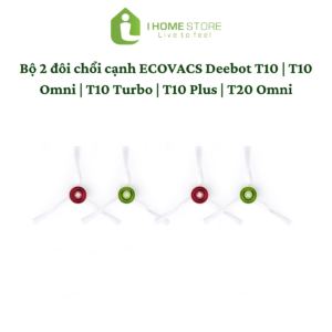 Bộ 2 chổi cạnh robot hút bụi Ecovacs Deebot T10 | T10 Omni | T10 Turbo | T10 Plus | T20 Omni