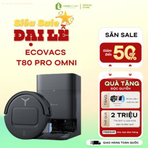 Robot Hút Bụi Lau Nhà Ecovacs Deebot T80 Omni New 2025