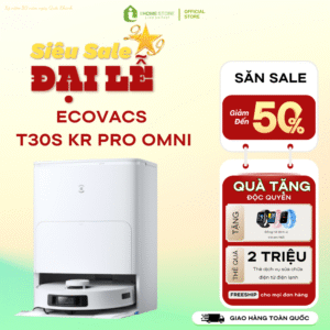 Robot hút bụi lau nhà Ecovacs Deebot T30S KR Chính Hãng