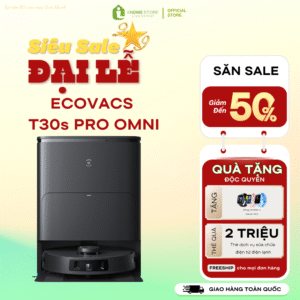 Robot hút bụi lau nhà Ecovacs Deebot T30S Pro Mẫu Mới 2025