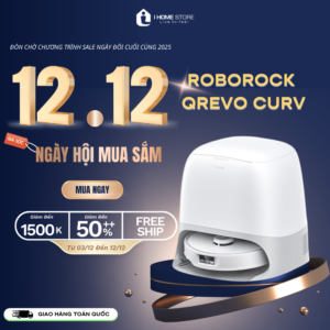 Robot hút bụi Roborock Q REVO CURV Bản quốc tế
