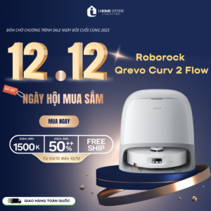 Robot Hút Bụi Lau Nhà Roborock Qrevo Curv 2 Flow Bản Quốc Tế