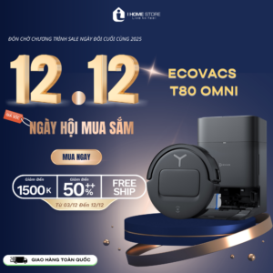 Robot Hút Bụi Lau Nhà Ecovacs Deebot T80 Omni New 2025
