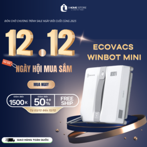 Robot Lau Kính Ecovacs Winbot Mini New 2025