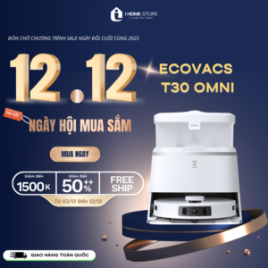 Robot hút bụi lau nhà Ecovacs T30 Omni bản Quốc Tế
