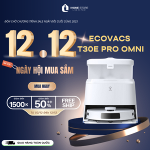 Robot hút bụi lau nhà Ecovacs Deebot T30e Pro Omni Bản Quốc Tế