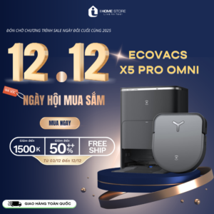 Robot hút bụi lau nhà Ecovacs Deebot X5 Pro Omni New 2024