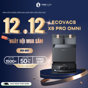 Robot hút bụi lau nhà Ecovacs Deebot X8 Pro Omni 2025