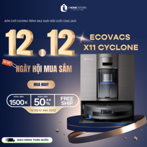 Robot hút bụi lau nhà Ecovacs Deebot X11 OmniCyclone Bản Quốc Tế