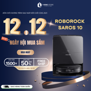 Robot Hút Bụi Lau Nhà Roborock Saros 10