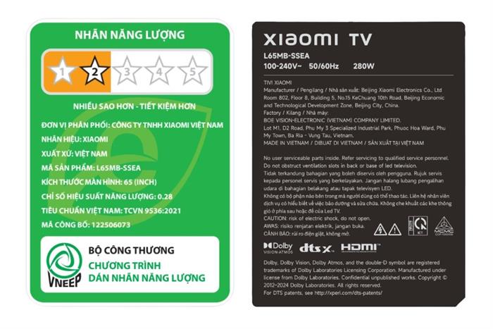 Google Tivi QD-MiniLED Xiaomi S Pro 4K 65 inch L65MB-SSEA 2026 15