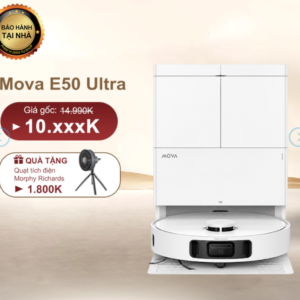 Robot Hút Bụi Lau Nhà Mova E50 Ultra Bản Quốc Tế